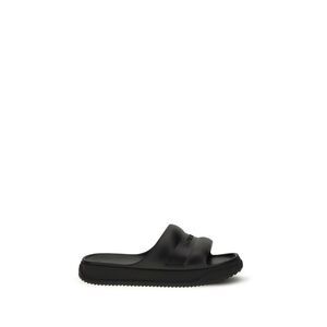 Moncler Black Rubber Flat Women's Sandals